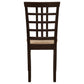 Kelso 3-piece Drop Leaf Dining Table Set Cappuccino and Tan