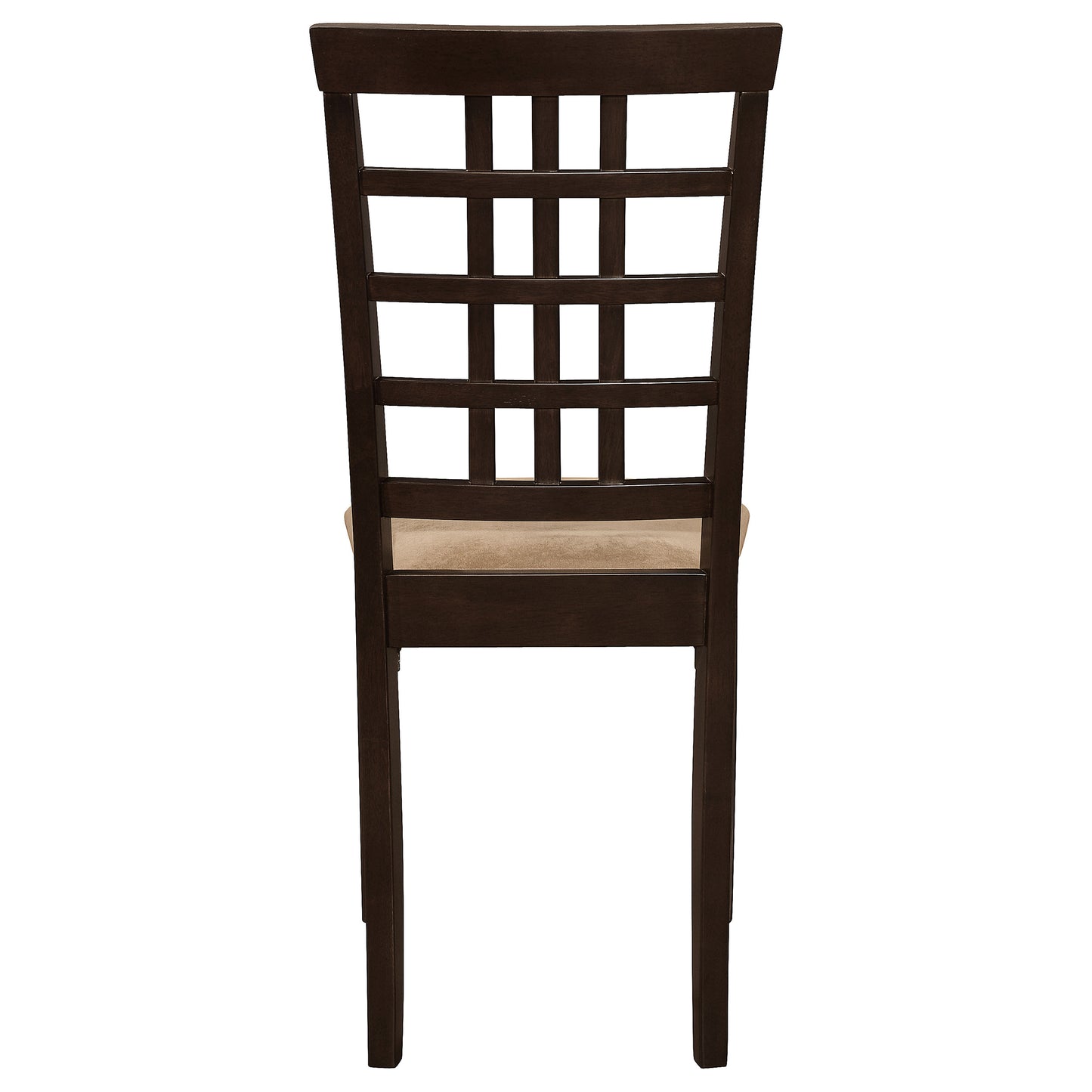 Kelso Lattice Back Dining Chairs Cappuccino (Set of 2)