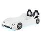 Cruiser Wood Twin LED Car Bed White