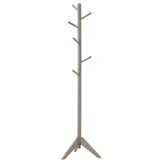 Devlin Coat Rack with 6 Hooks Grey