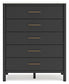 Cadmori Five Drawer Wide Chest