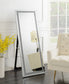 Novak Rectangular Cheval Floor Mirror Silver