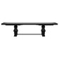 Florence 126-inch Extension Dining Table Distressed Black