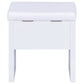 Harvey Vanity Set with Lift-Top Stool White