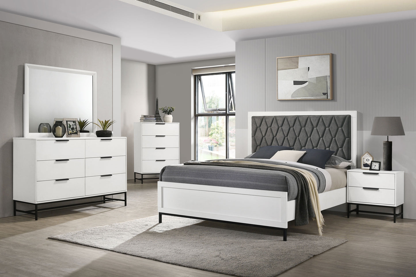 Sonora 4-drawer Bedroom Chest White