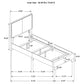 Boyd Upholstered Twin Panel Bed Charcoal