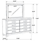 Woodmont 8-drawer Dresser with Mirror Rustic Golden Brown
