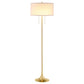 Elmira 65-inch Drum Shade Metal Floor Lamp Gold