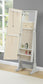 Yvonne Cheval Mirror with Jewelry Storage Dove Grey