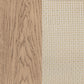Kailani 4-door Cane Sideboard Buffet Cabinet Beige Oak