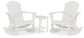 Ashley Express - Sundown Treasure 2 Outdoor Chairs with End Table