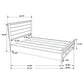 Woodmont Wood Queen Storage Panel Bed Rustic Golden Brown