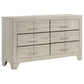 Trenton 4-piece Full Bedroom Set Rustic Cream
