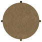 Arini 2-piece Round Coffee and End Table Set Sand Wash