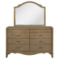 Revello 8-drawer Bedroom Dresser with Mirror Washed Mango