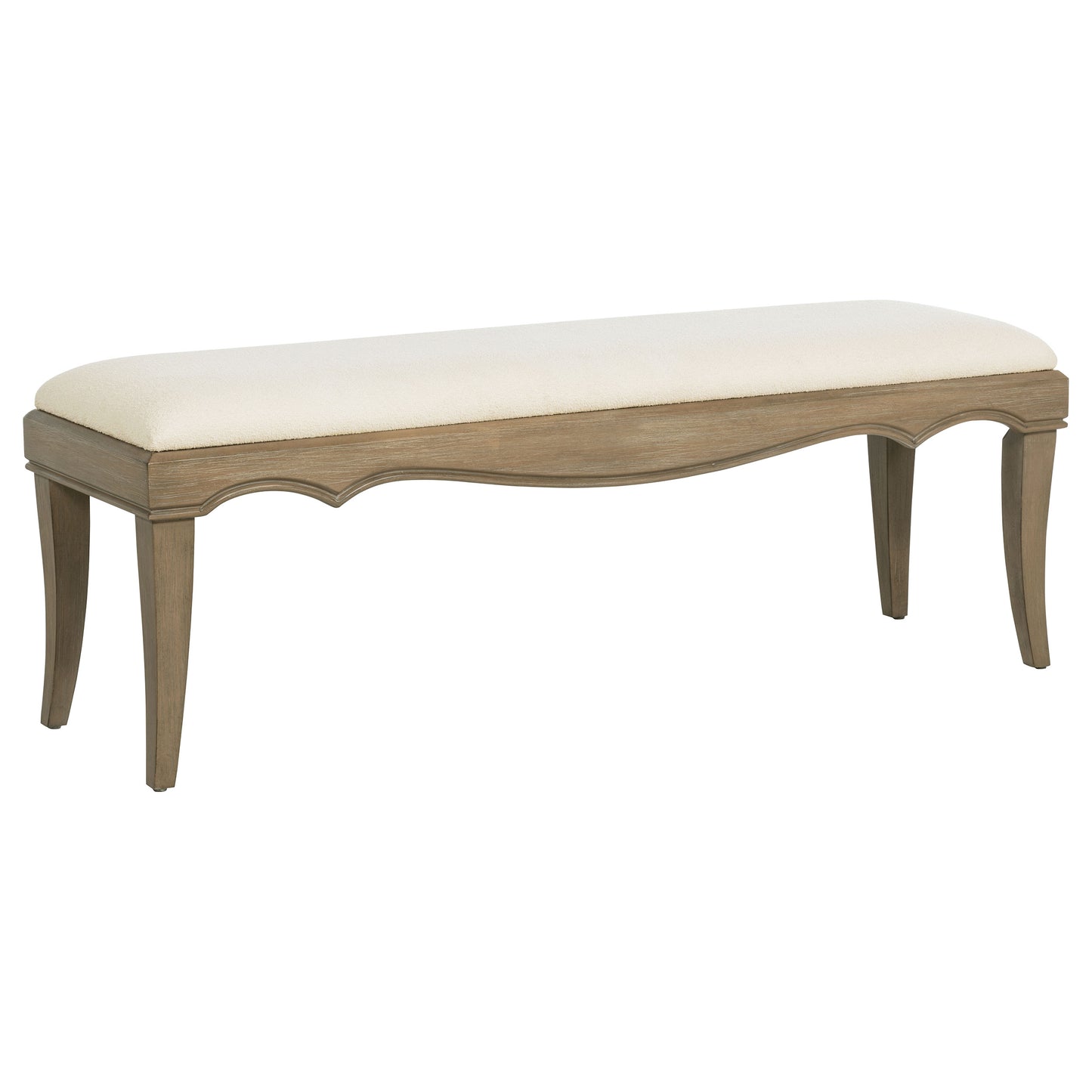 Revello Upholstered Bedroom Bed End Bench Washed Mango