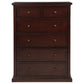 Sumerlin 6-drawer Bedroom Chest of Drawers Cappuccino
