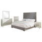 Camille 5-piece Queen Bedroom Set Metallic Mercury