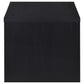Knapp Engineered Wood Square Side End Table Black