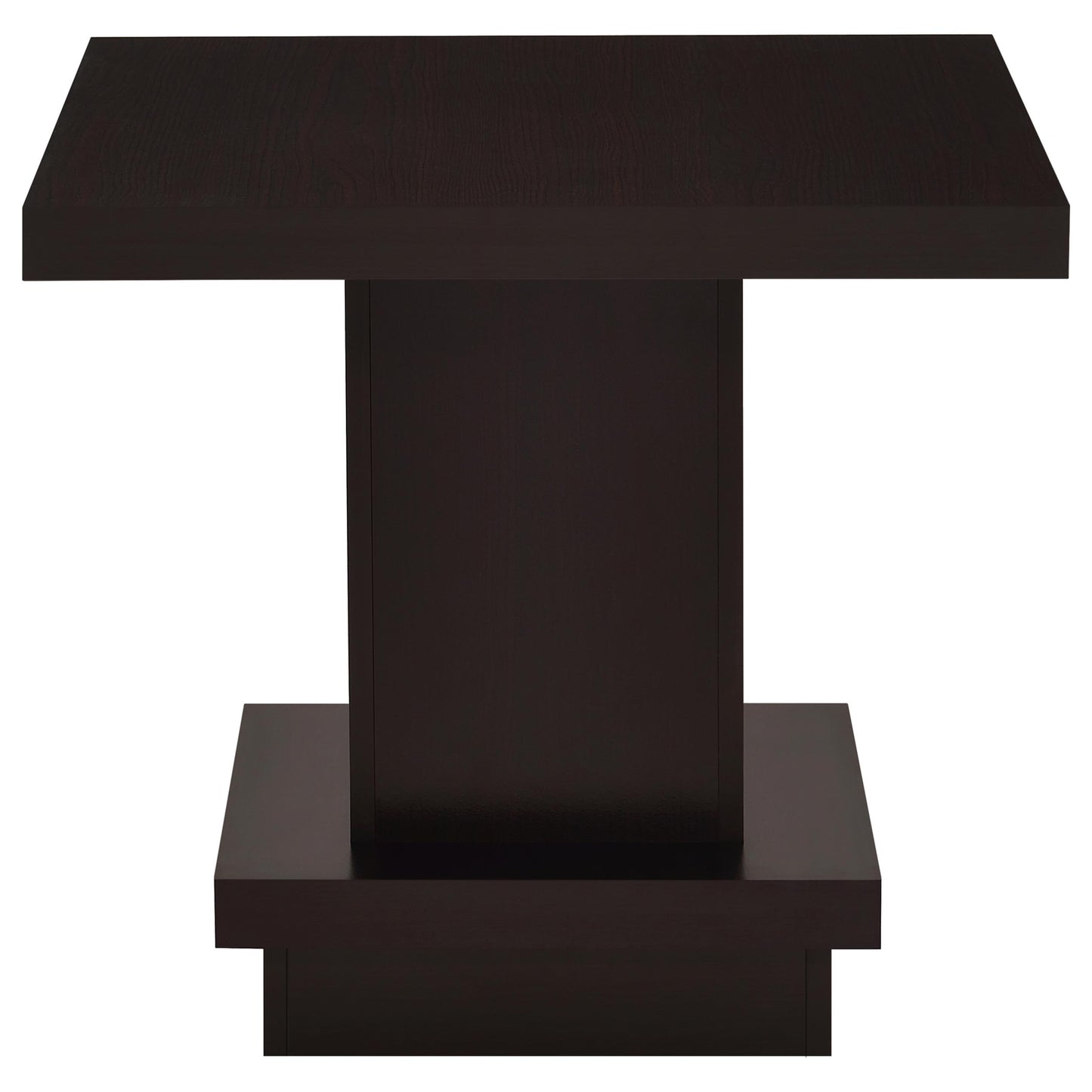 Reston 2-piece Square Coffee and End Table Set Cappuccino