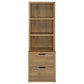 Westpark 3-shelf Bookcase USB and Lockable Drawer Mango