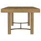 Arini 7-piece Extension Leaf Dining Table Set Sand Wash and Black