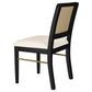 Arini 7-piece Extension Leaf Dining Table Set Sand Wash and Black