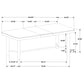Arini 7-piece Extension Leaf Dining Table Set Sand Wash and Black