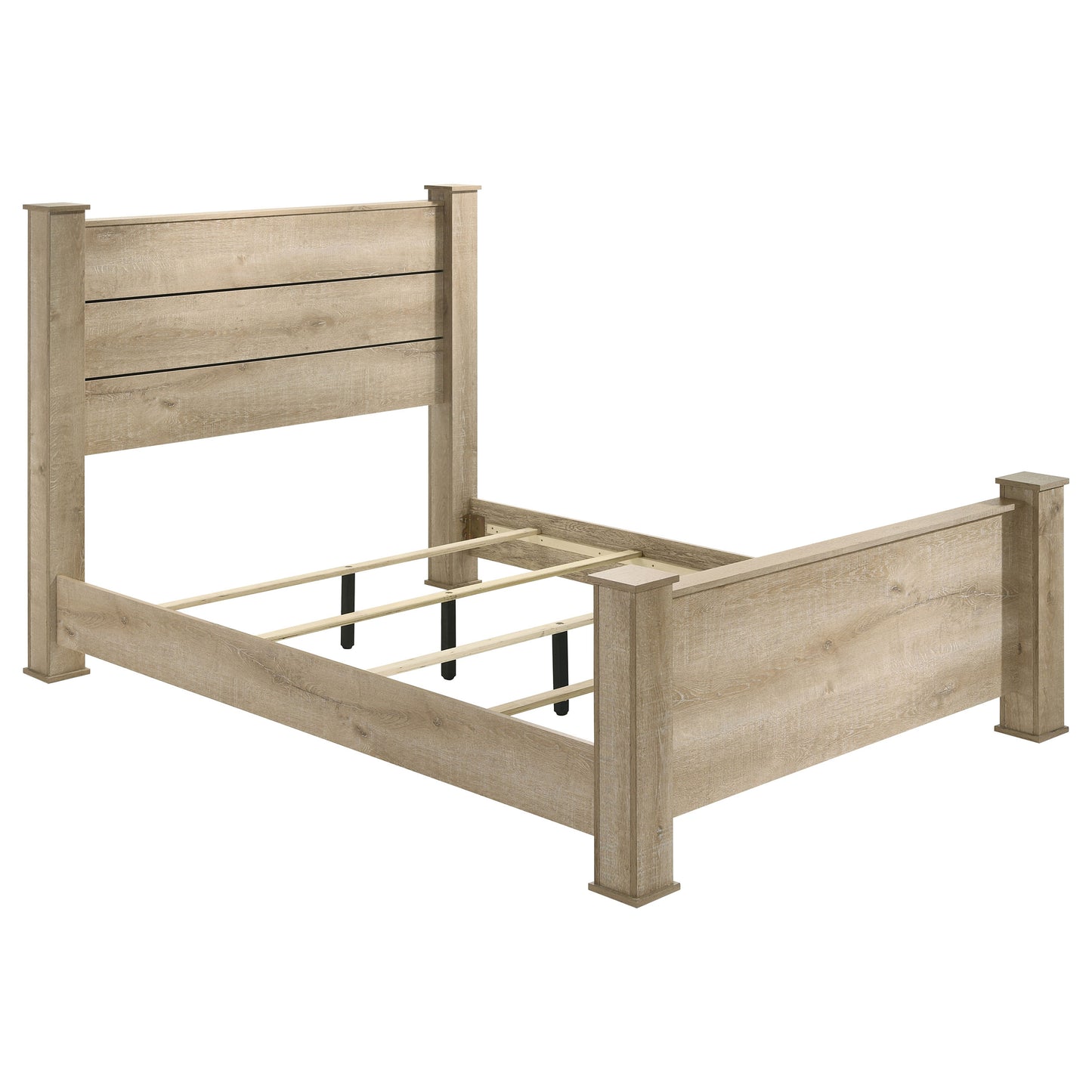 Oakglen 4-piece California King Bedroom Set Weathered Oak