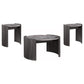 Gladstone 3-piece Coffee and End Table Set Distressed Grey