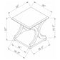 Shelly 3-piece Coffee and End Table Set Cappuccino