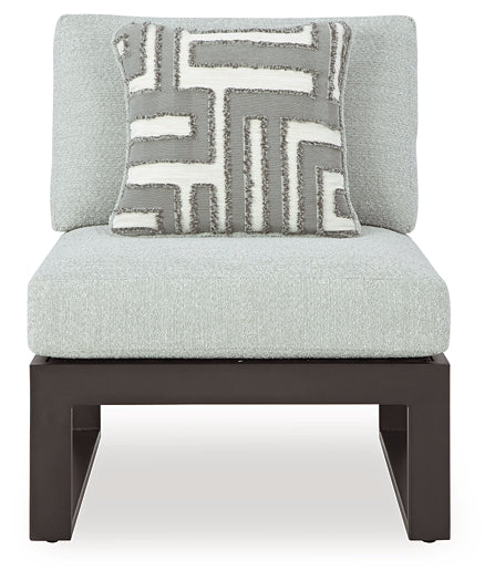 Ashley Express - Beachloft 5-Piece Outdoor Sectional with Ottoman