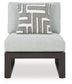 Ashley Express - Beachloft 5-Piece Outdoor Sectional with Ottoman
