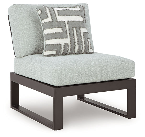 Ashley Express - Beachloft 5-Piece Outdoor Sectional with Ottoman