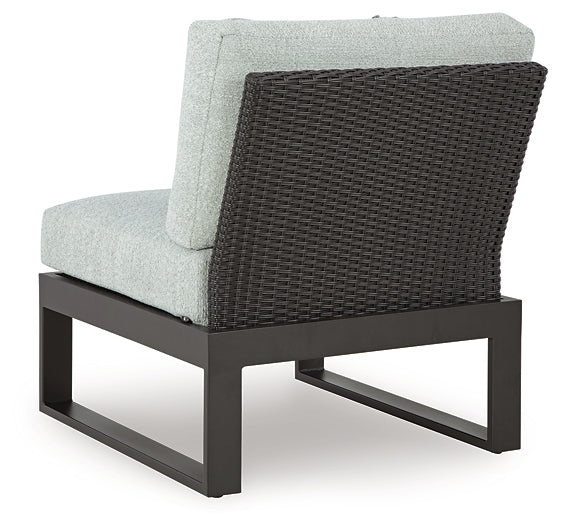 Ashley Express - Beachloft 5-Piece Outdoor Sectional with Ottoman