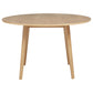 Andrews 5-piece Round Wood Dining Room Table Set Light Ash