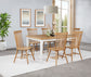 Andrews Windsor Spindle Back Dining Side Chair Light Ash (Set of 2)
