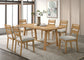 Duncan Ladder Back Dining Side Chair Washed Oak (Set of 2)