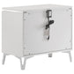 Cassia 5-piece Eastern King LED Bedroom Set White High Gloss