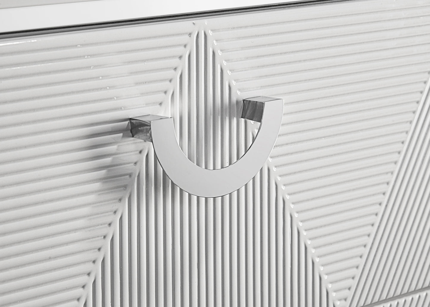 Cassia 6-drawer Bedroom Dresser Cabinet White High Gloss