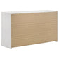 Ines 6-drawer Bedroom Dresser Cabinet White High Gloss