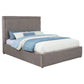 Lawson 54-inch Upholstered Full Panel Platform Bed Mushroom