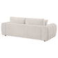 Burnett Chenille Upholstered Wide Arm Sofa Ivory