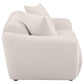 Destino Chenille Upholstered Splayed Arm Loveseat Greige