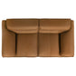 Buxton 2-piece Leather Upholstered Sofa Set Orange