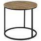 Lainey Round Occasional Side End Table Mango