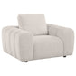 Burnett 4-piece Chenille Upholstered Sofa Set Ivory