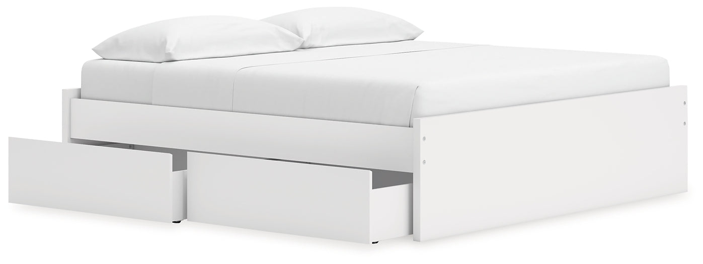 Ashley Express - Onita King Platform Bed with 2 Side Storage