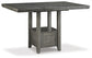 Ashley Express - Hallanden Counter Height Dining Table and 6 Barstools