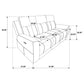 Kennett 3-piece Chenille Power Reclining Sofa Set Dark Grey